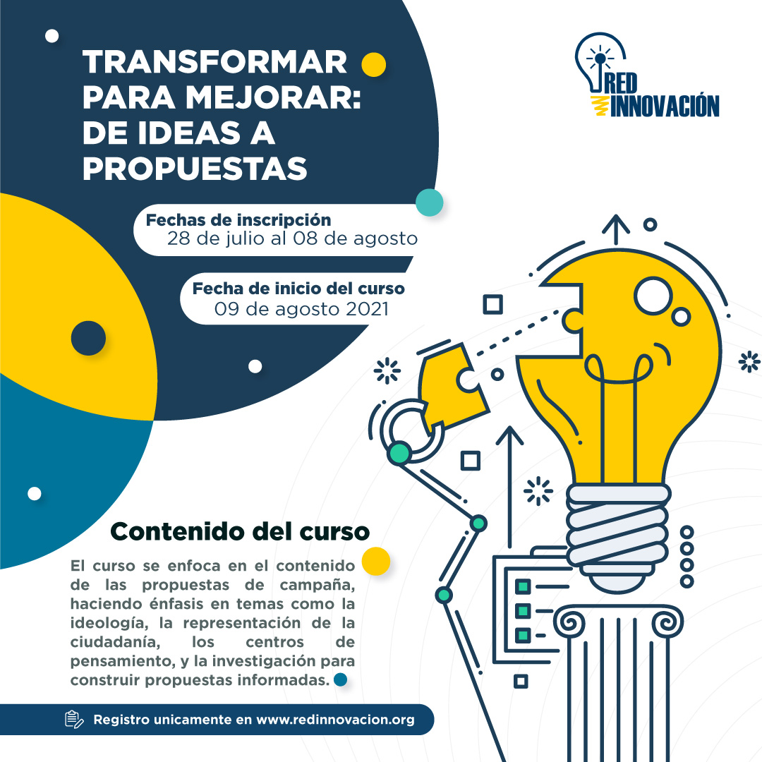 Curso Virtual Transformar Para Mejorar De Ideas A Propuestas Red