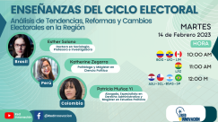 Webinar: Enseñanzas del ciclo electoral: Análisis de tendencias, reformas y cambios electorales en la región