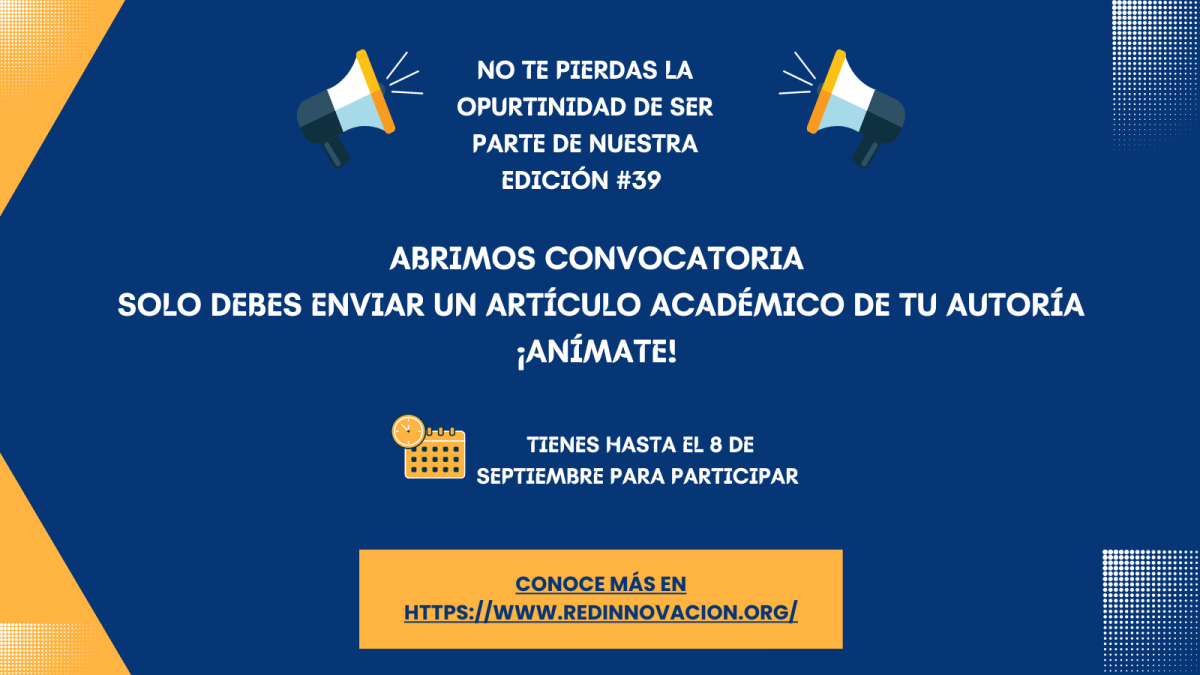 CONVOCATORIA: PARTICIPA EN LA EDICIÓN #39 DE RED INFORMACIÓN